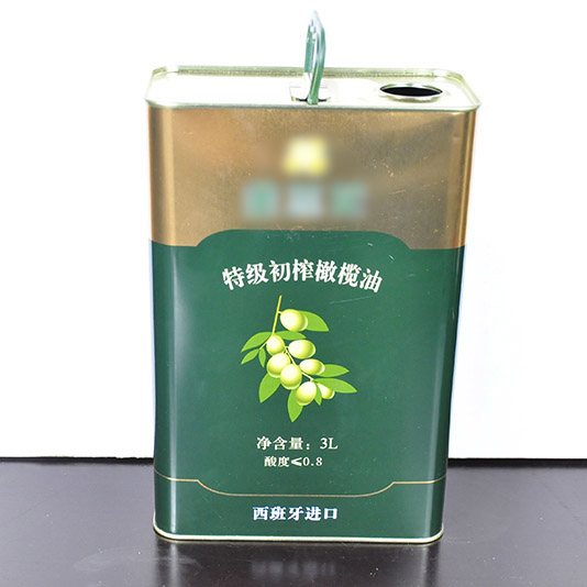 3升特級(jí)初榨橄欖油鐵罐包裝定制