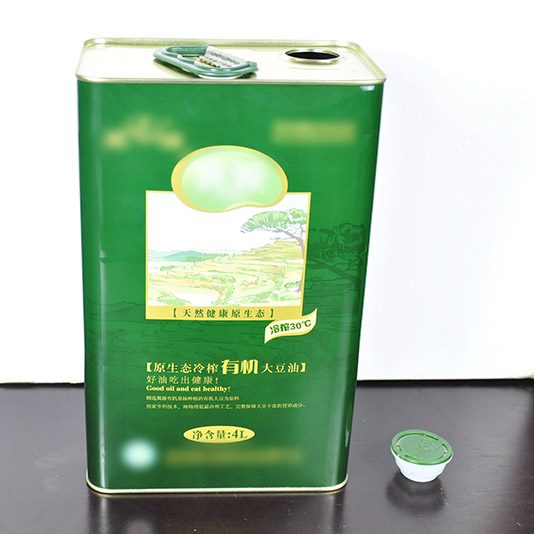 精美印花食用油鐵罐包裝價(jià)格