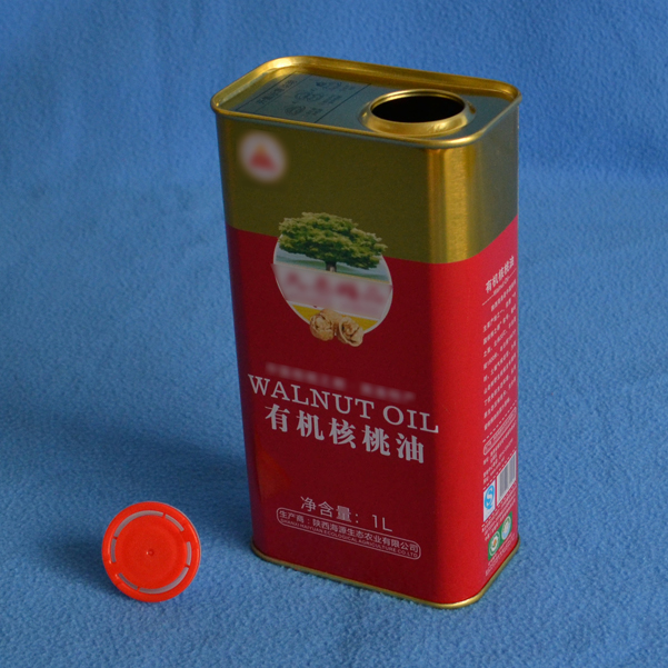 江西有機(jī)核桃油鐵瓶定制包裝