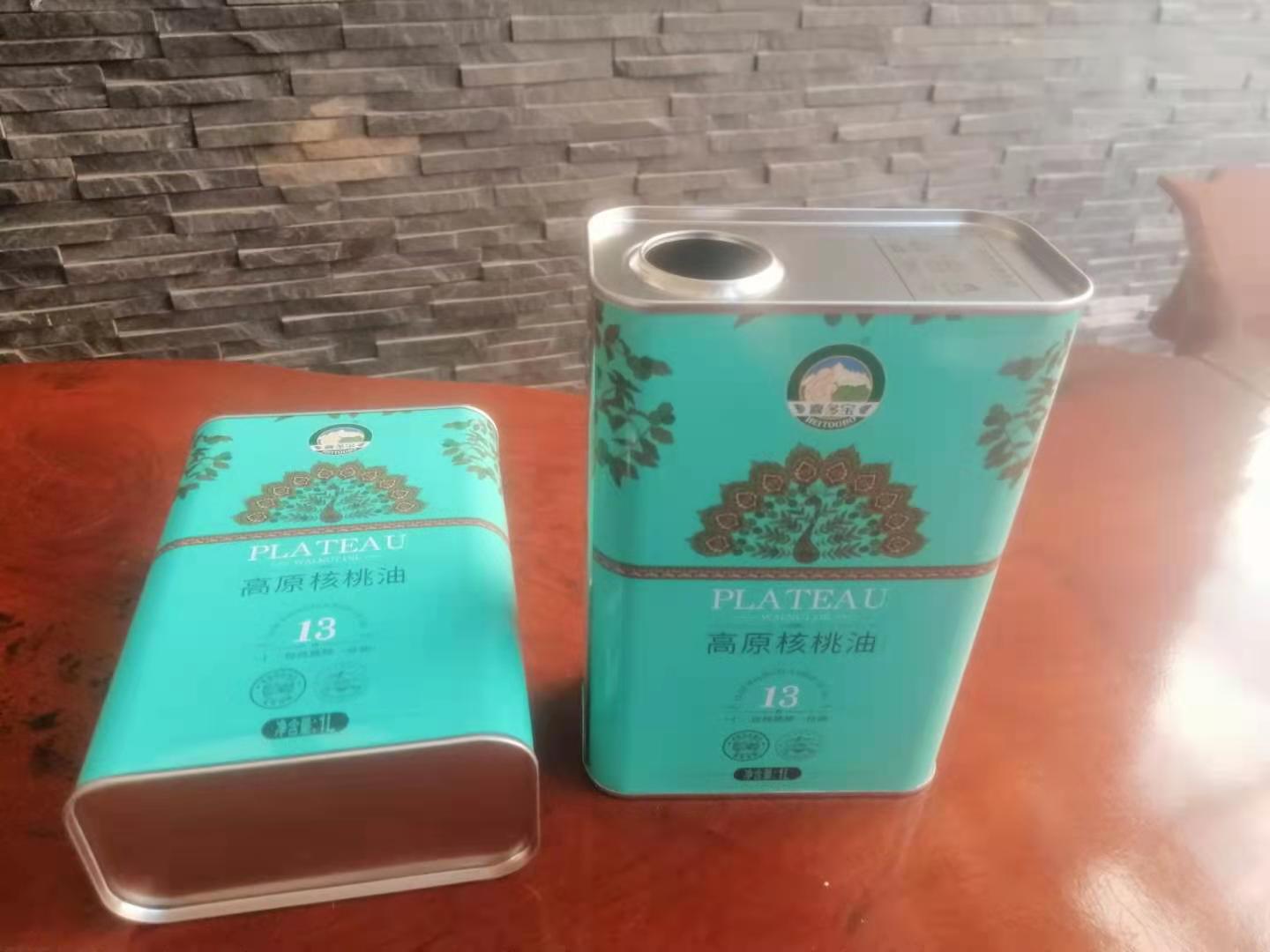 云南哪里做核桃油鐵罐包裝好？云南馬口鐵核桃油桶