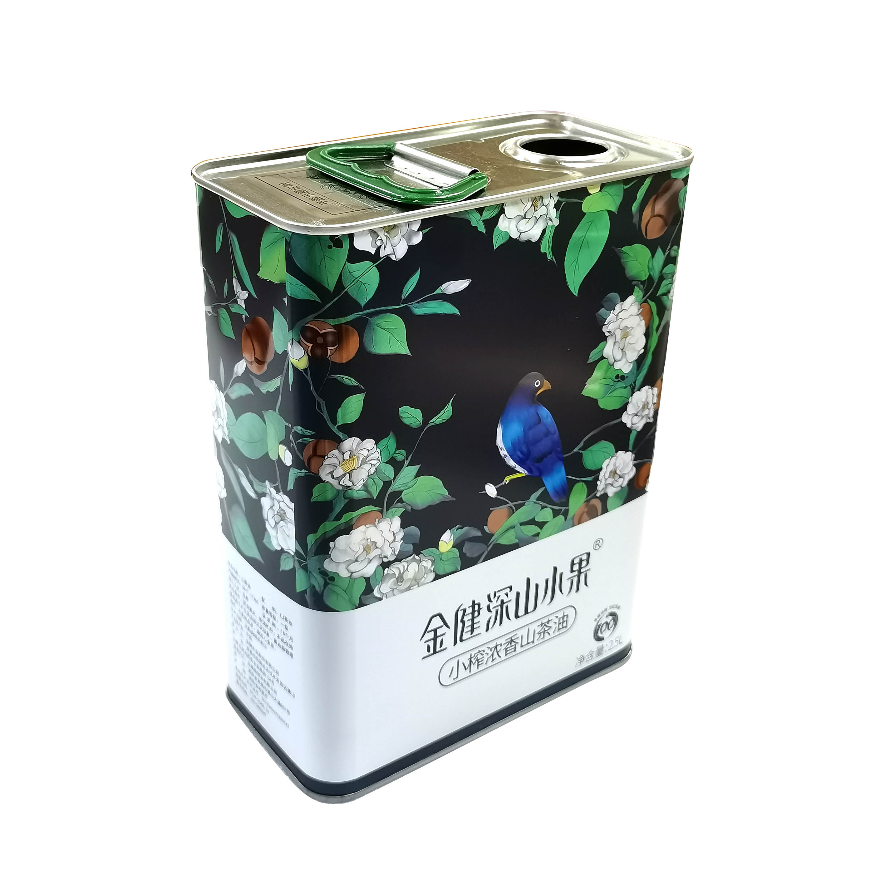 印花食用油鐵桶 定制個(gè)性山茶油鐵罐 