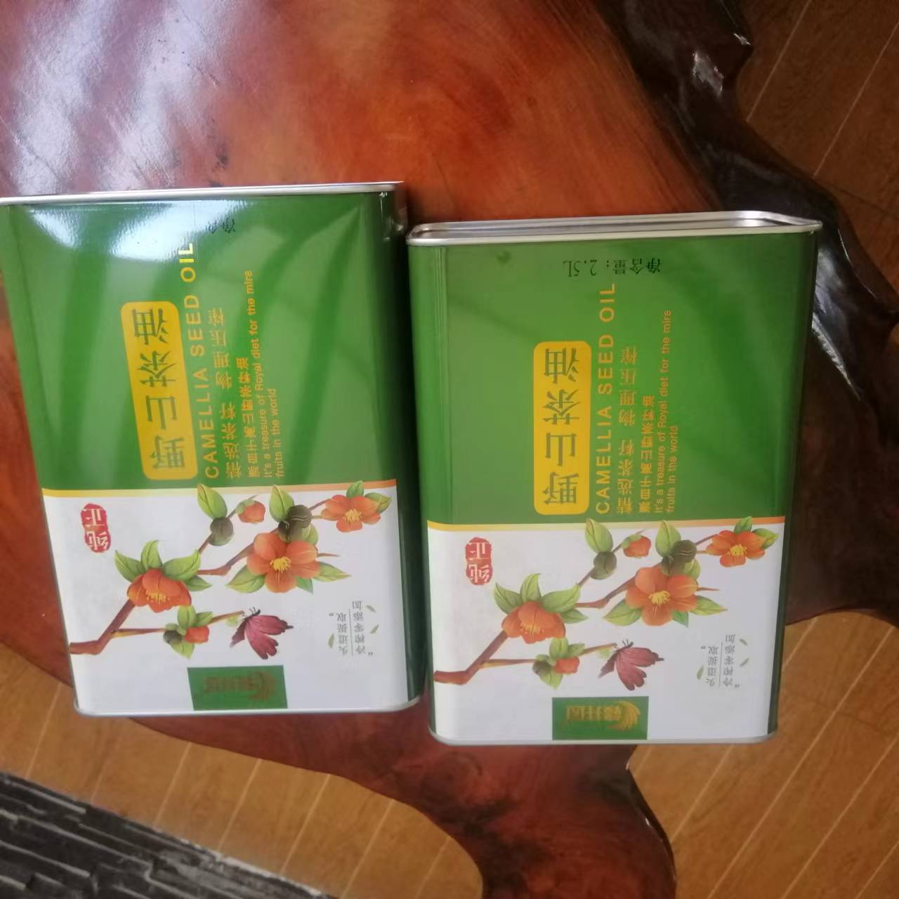 江西2.5L手提茶油鐵罐 江西哪里做山茶油鐵桶好？