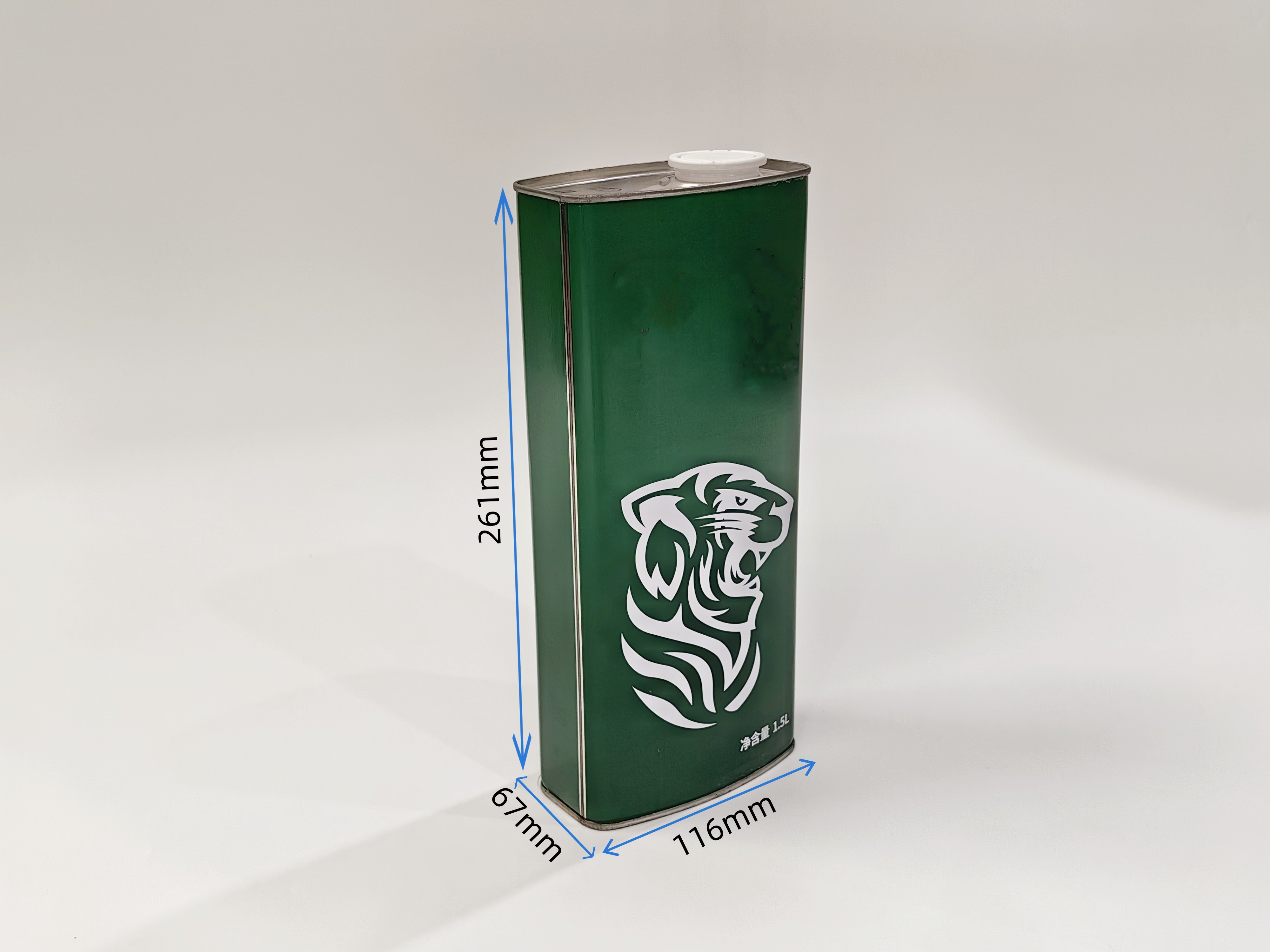 1.5L大肚子虎堅(jiān)果油鐵罐 印花有機(jī)山茶油鐵罐包裝