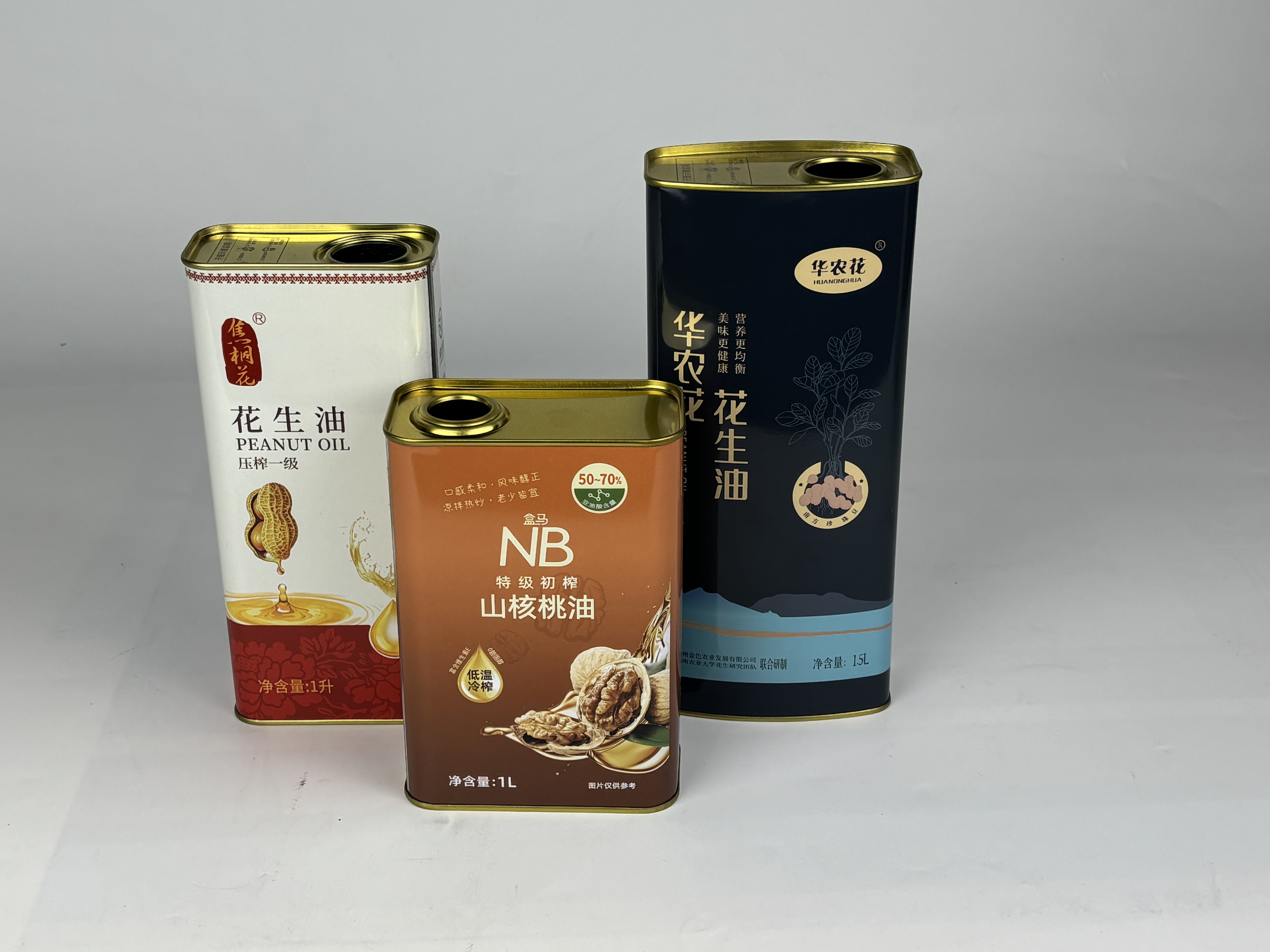 廣東花生油鐵罐  花生油用什么包裝好？