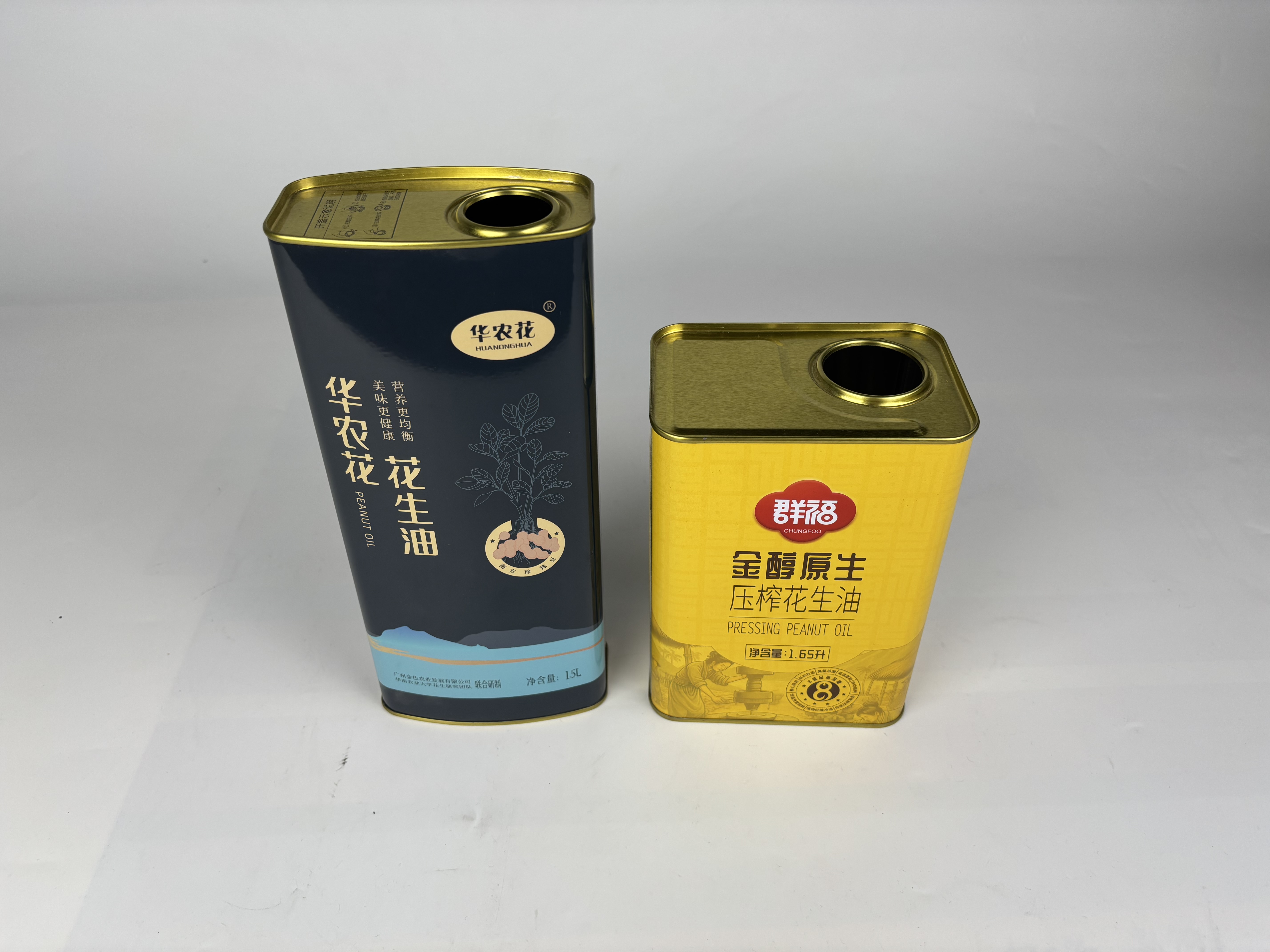 廣東花生油鐵罐  花生油用什么包裝好？